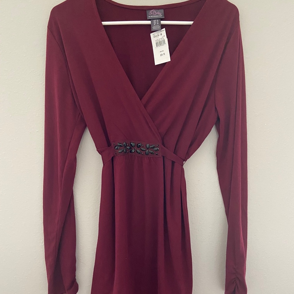 NWT Long sleeve maternity/nursing top